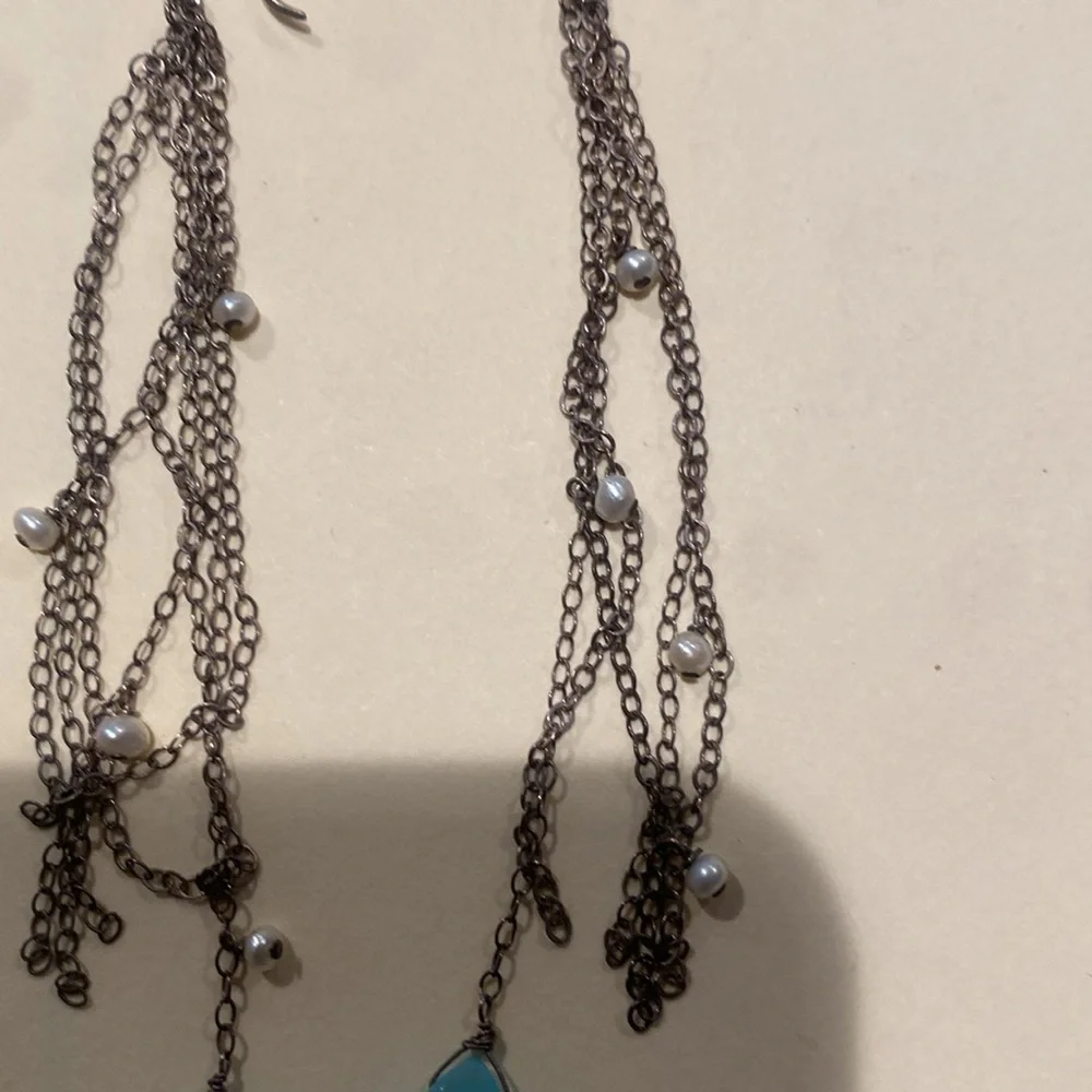 Elegant Blue Drop Earrings